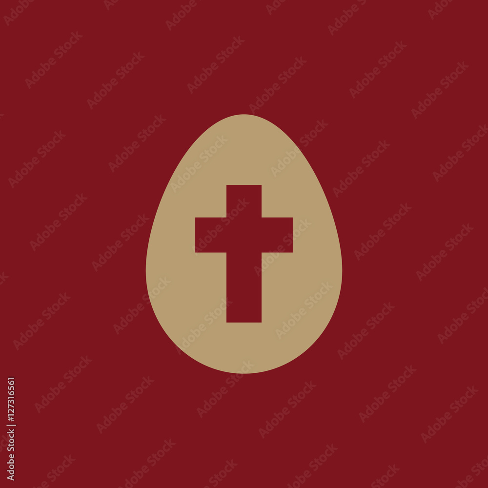 The egg icon. Easter, egg symbol. UI. Web. Logo. Sign. Flat design. App. Stock The egg icon. Easter, egg symbol. UI. Web. Logo. Sign. Flat design. App. Stock