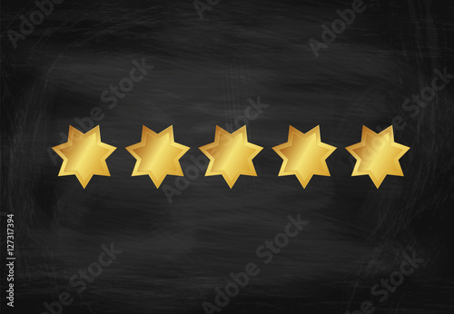 5 Sterne - Gold