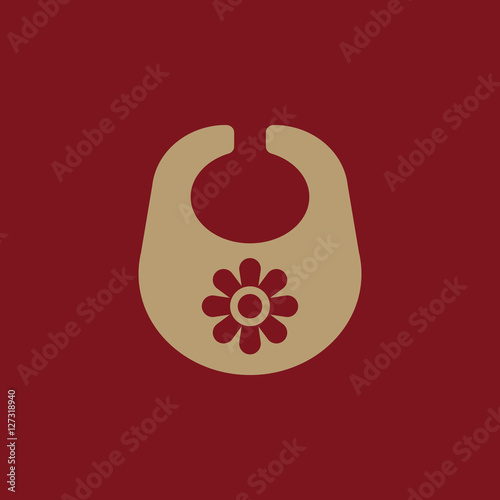 Bib icon. design. Breastplate and apron, Bib symbol. web. graphic. AI. app. logo. object. flat. image. sign. eps. art. picture - stock
