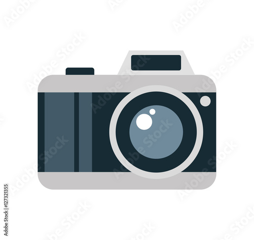 camera photographic isolated icon vector illustration design