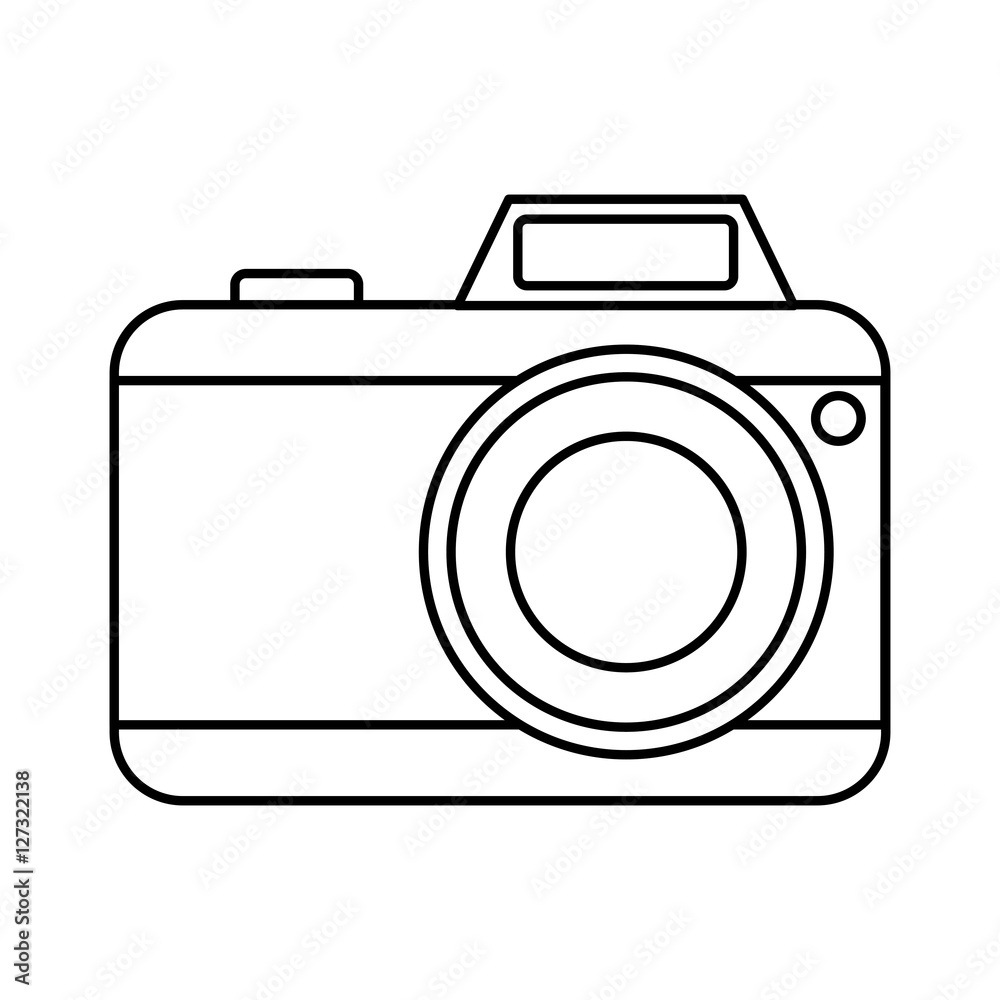 camera photographic isolated icon vector illustration design camera photographic isolated icon vector illustration design