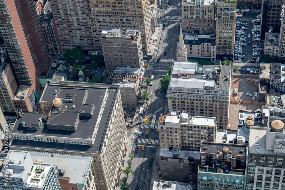 Fototapeta premium NYC Skyline from Empire State Building