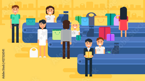 Shopping concept illustration