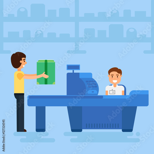 Shopping concept illustration