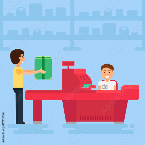 Shopping concept illustration