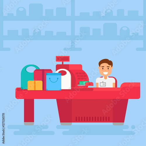 Shopping concept illustration