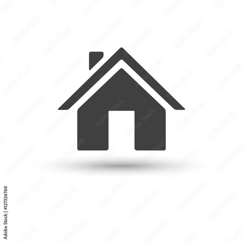 Home house icon isolated on white background Home house icon isolated on white background