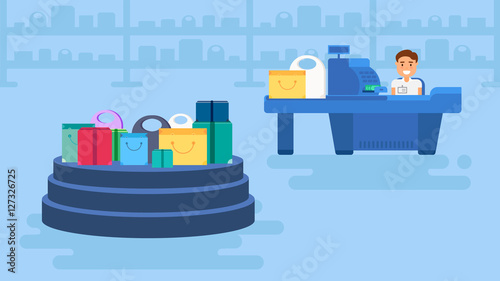 Shopping concept illustration