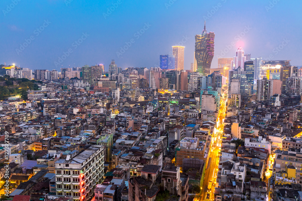 Naklejka premium Macau cityscape