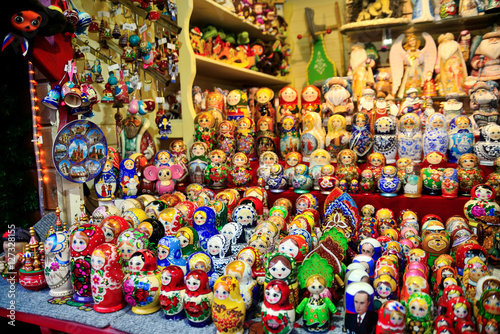 Wooden matrioshka decorations for sales. Russian dolls