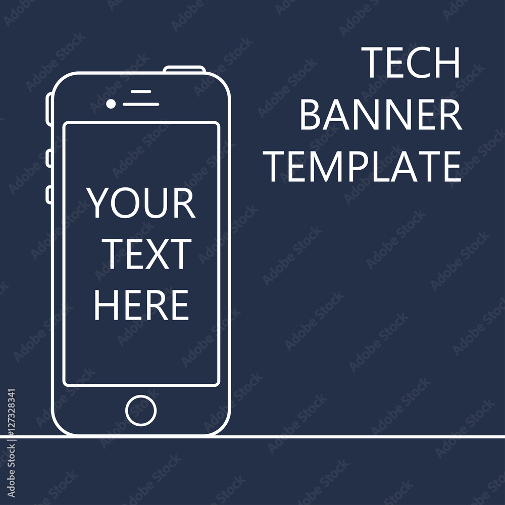 Web Banner with Phone Web Banner with Phone