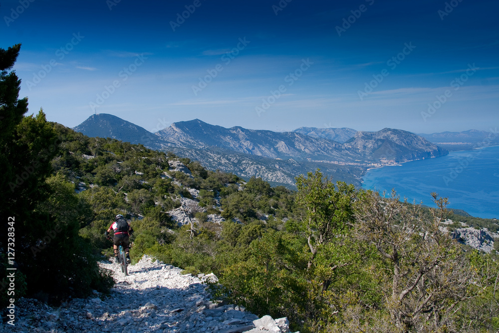 Sardinia between mountains and sea - Riding mountain bike