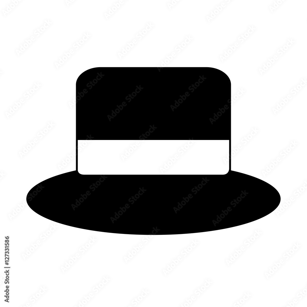 gentleman hat isolated icon vector illustration design gentleman hat isolated icon vector illustration design