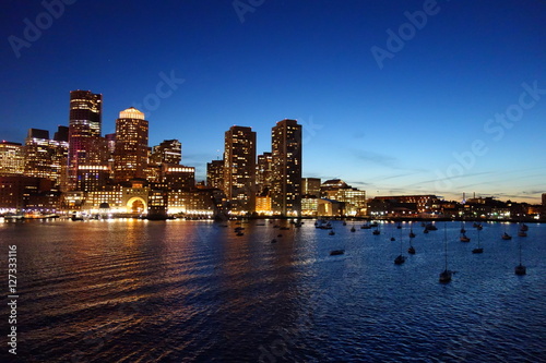 Boston from the Harbor © Brian Browning