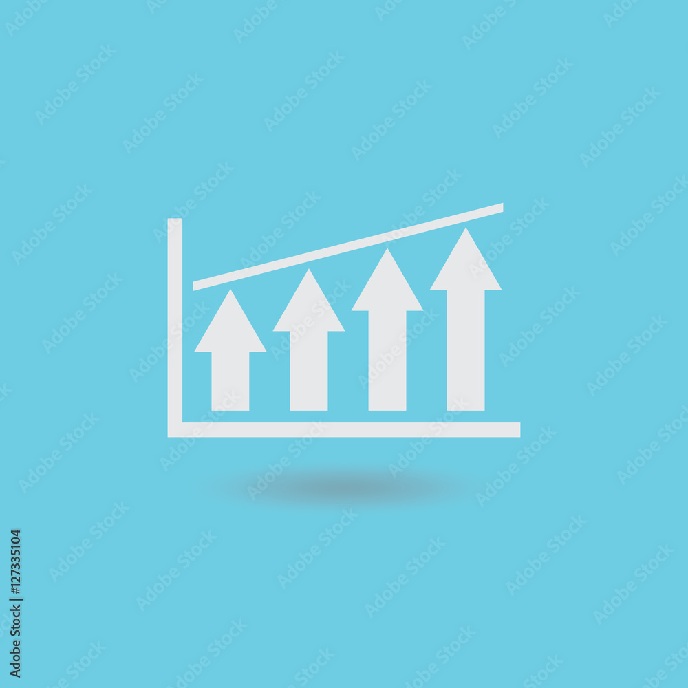 Graphic icon vector isolated on white background. Diagram symbol for your design, logo, application, presentation, UI.
Graphic icon vector isolated on white background. Diagram symbol for your design, logo, application, presentation, UI.