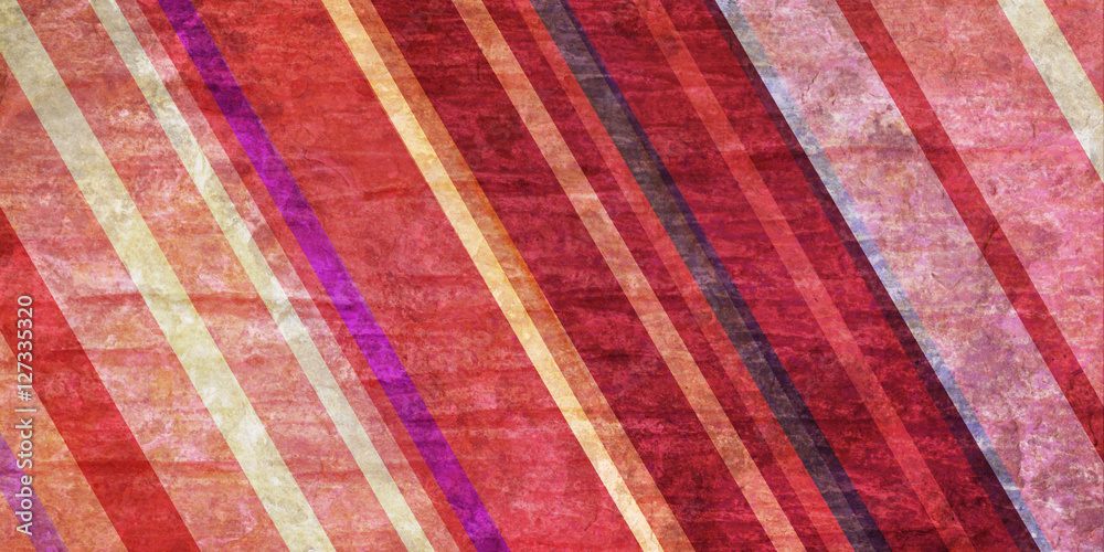 colorful striped background in pink and cream hues, slanted diagonal lines in random pattern on vintage distressed crinkled paper red background colorful striped background in pink and cream hues, slanted diagonal lines in random pattern on vintage distressed crinkled paper red background