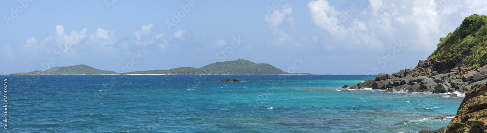 Caribbean islands panoramic