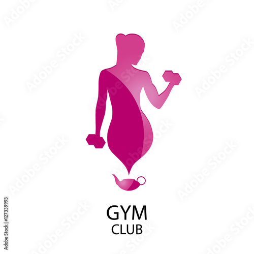 logo gym, fitness club