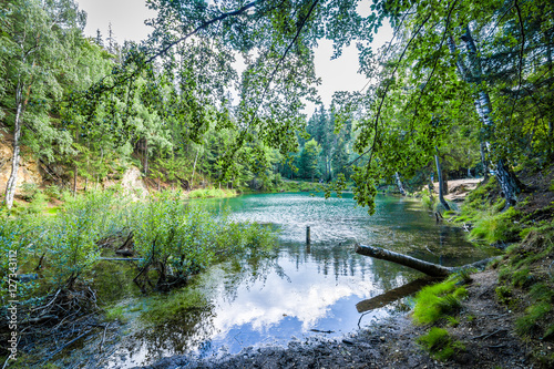 Kolorowe jeziorka w Rudawach Janowickich