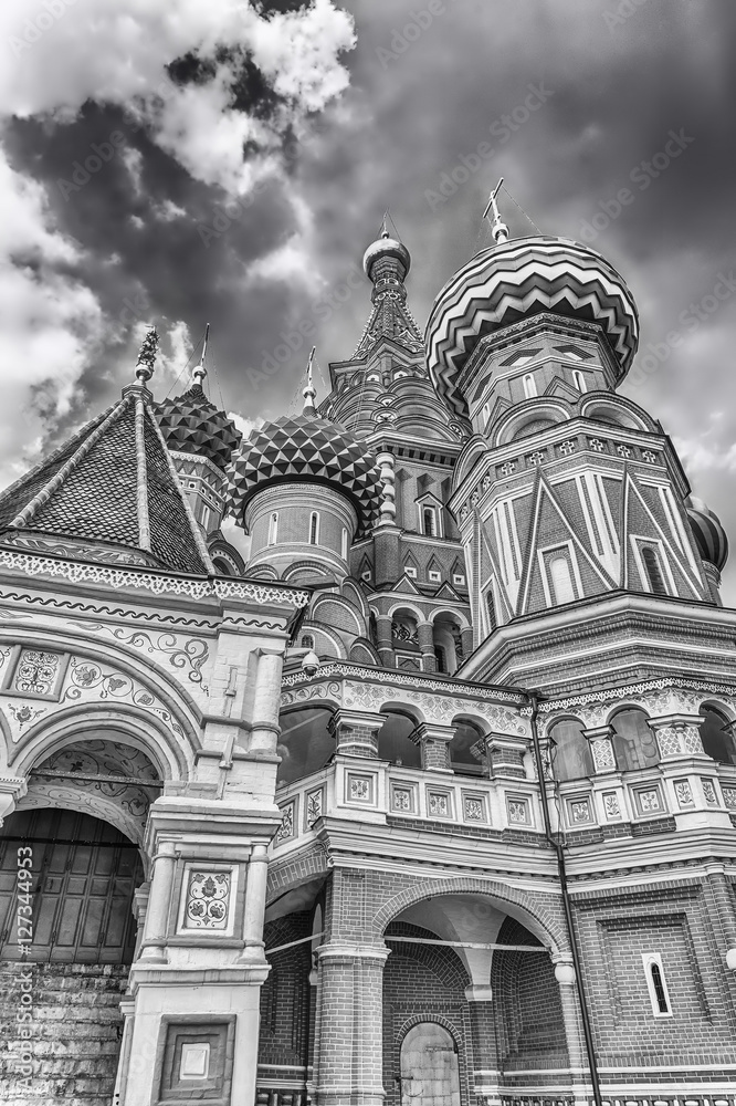 Saint Basil's Cathedral on Red Square in Moscow, Russia