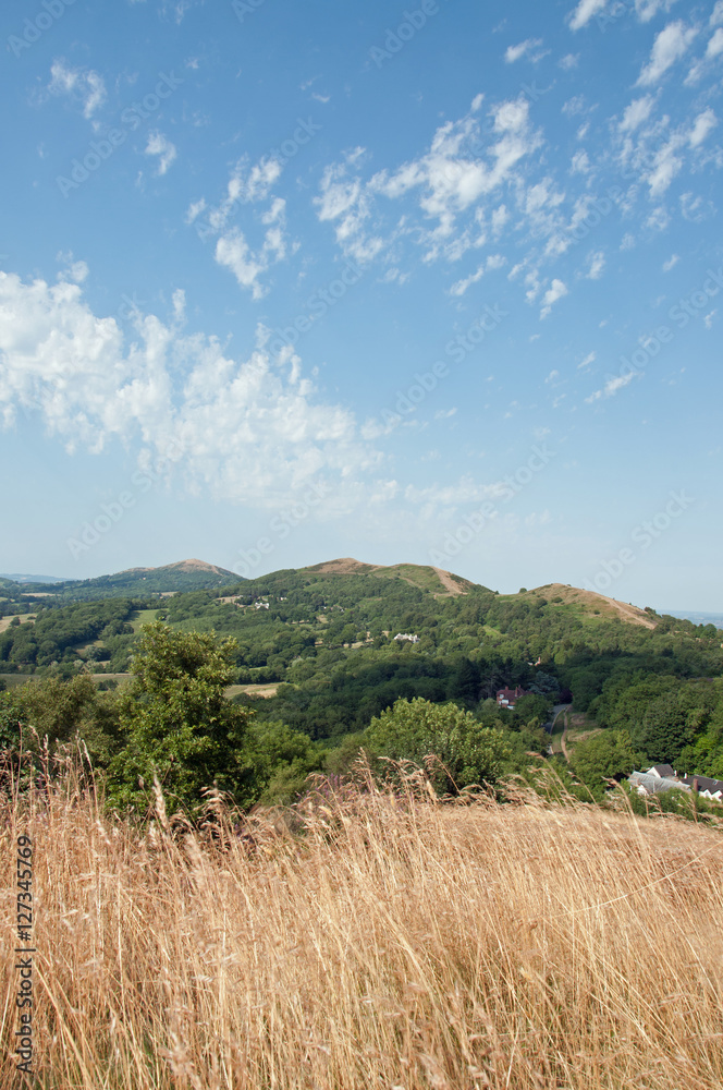 Malvern Hills in the Summertime.

A summertime scene of the Malvern hills in Worcestershire, England.