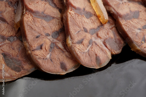 Chinese food. Chinese veal muscle