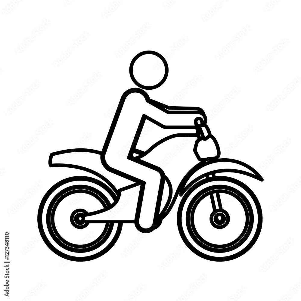 Motorcycle vehicle icon. Transportation travel trip and delivery theme. Isolated design. Vector illustration Motorcycle vehicle icon. Transportation travel trip and delivery theme. Isolated design. Vector illustration