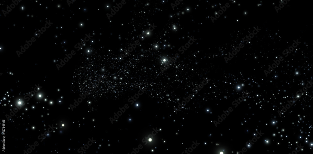 Fototapeta premium star field 3d illustration