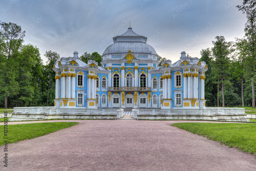 Obraz premium Hermitage pavilion, Pushkin, St. Petersburg