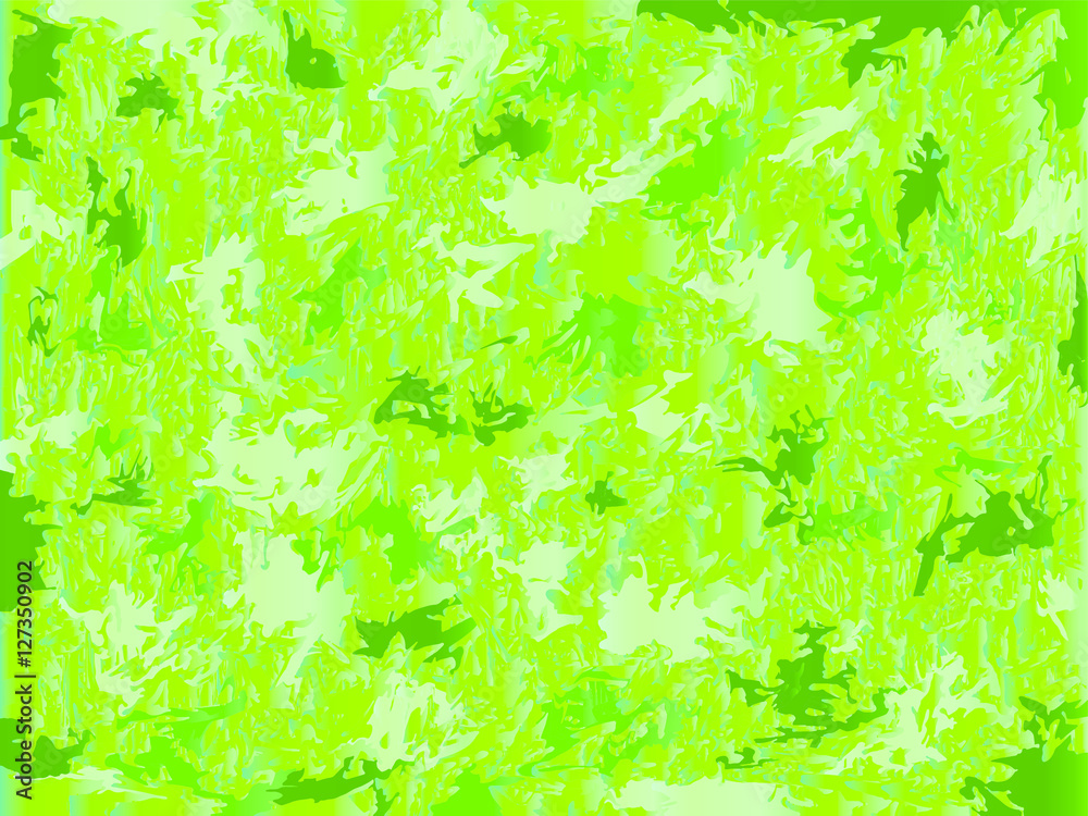 Fundo de folhas verdes espalhadas
