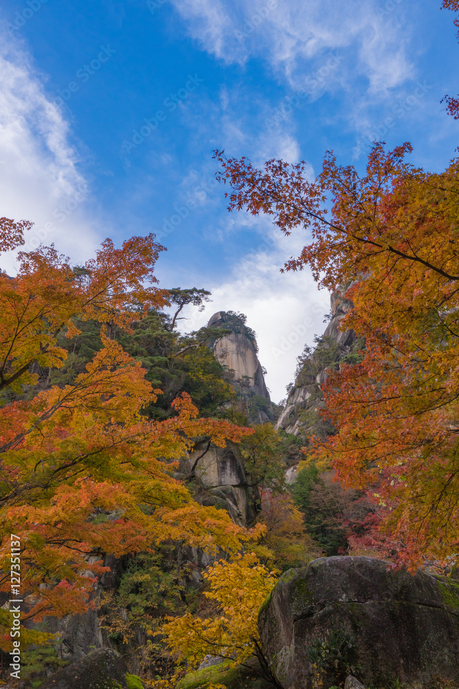 Fototapeta premium 昇仙峡の秋風景2016