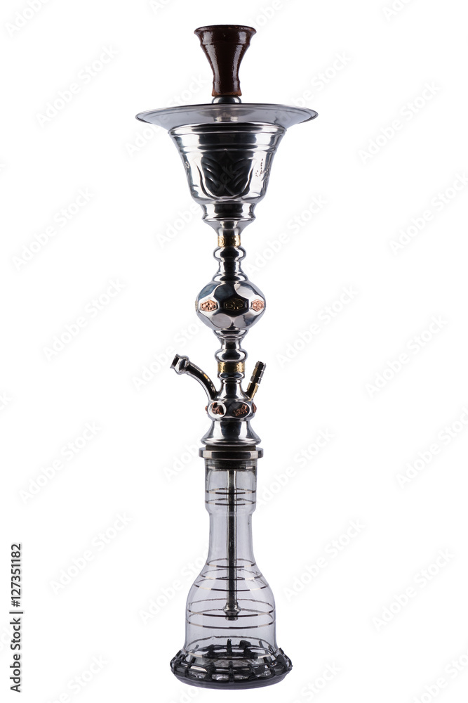 Naklejka premium Classic hookah isolated