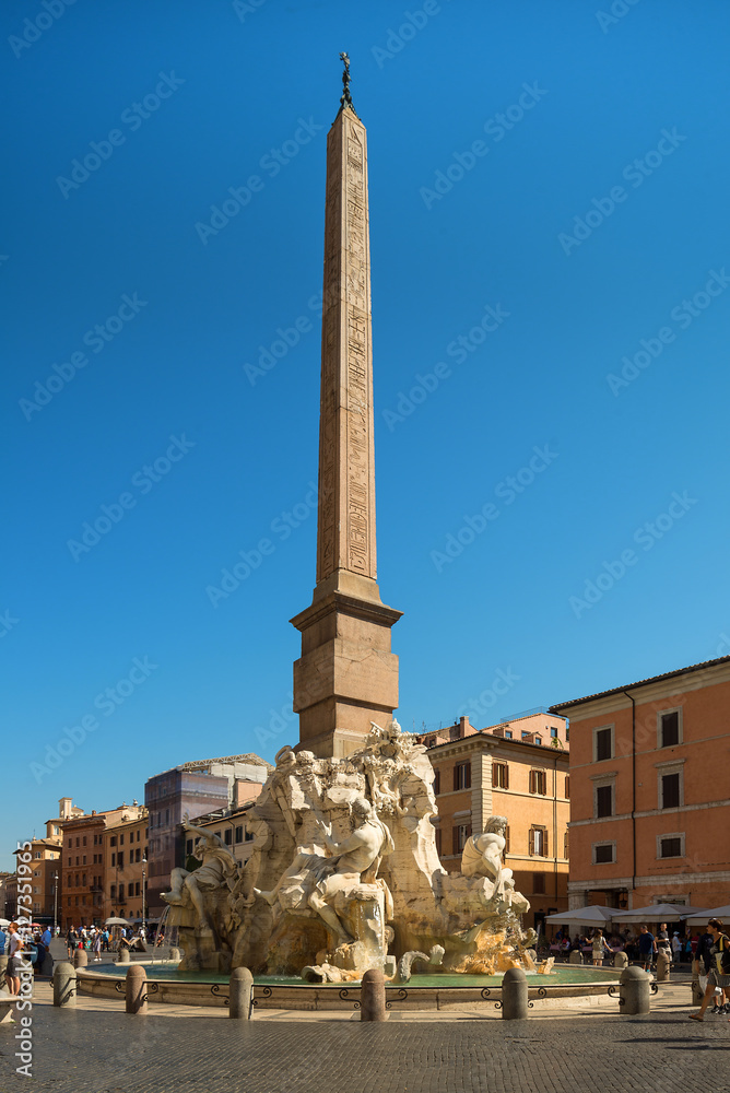 Fuente de los Cuatro Ríos, Roma