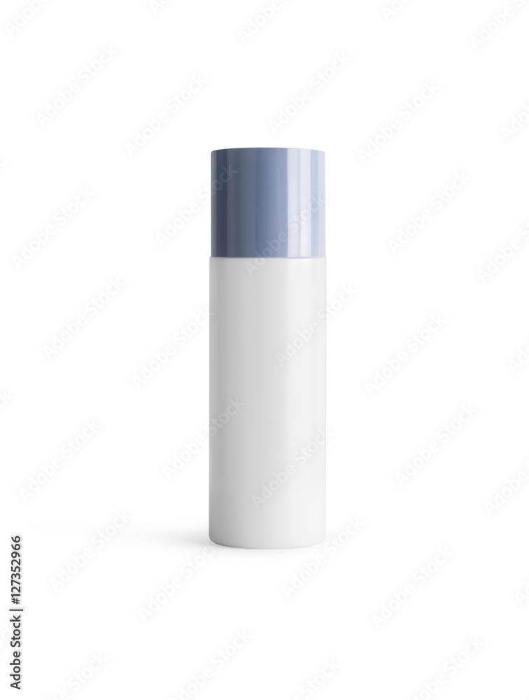 Cosmetic bottles isolated on white background Cosmetic bottles isolated on white background