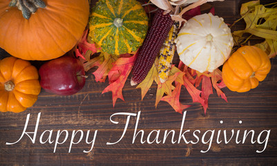 Fall / Autumn deocorations. Thanksgiving theme