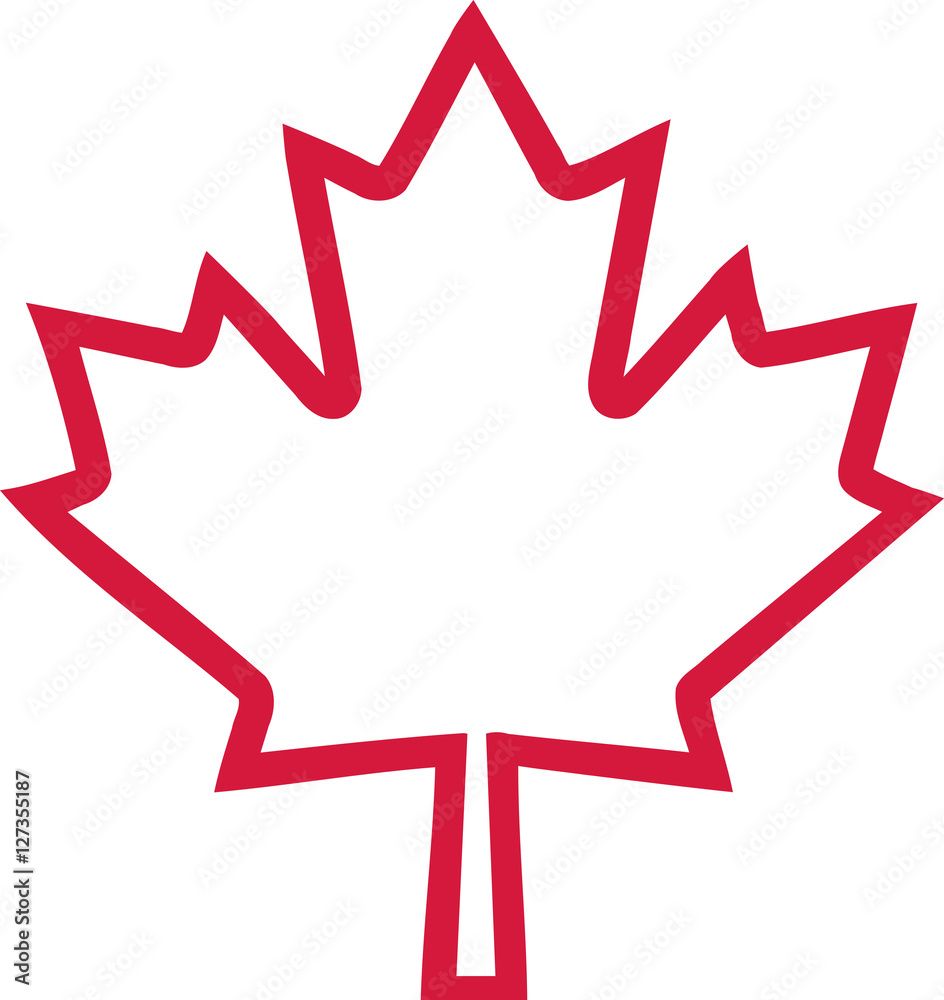 Canada Maple Leaf Outline Images – Browse 5,332 Stock Photos, Vectors, and  Video