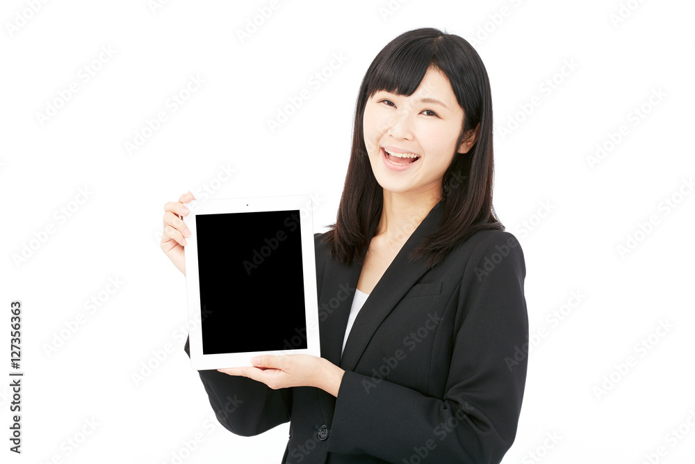 女性 ビジネス タブレット 女性 ビジネス タブレット