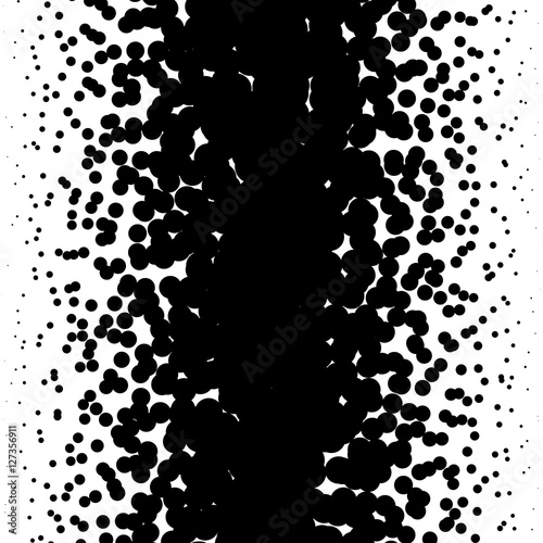 Random halftone, pointillism pattern - Irregular dots abstract m