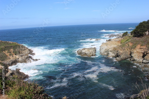 Pacific ocean, coastinle california