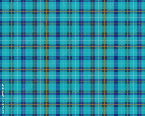 turquoise background of plaid pattern