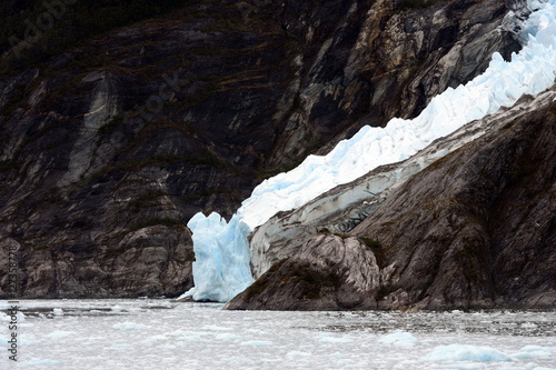  The Garibaldi glacier on the archipelago of Tierra del Fuego.