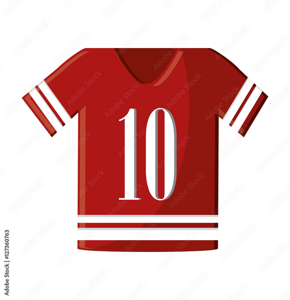 tshirt icon. Sport hobby competition and game theme. Isolated design. Vector illustration tshirt icon. Sport hobby competition and game theme. Isolated design. Vector illustration