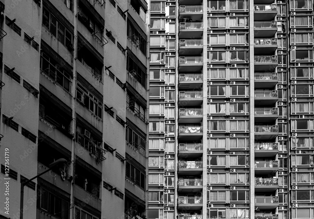 Obraz premium Hong kong apartment block 