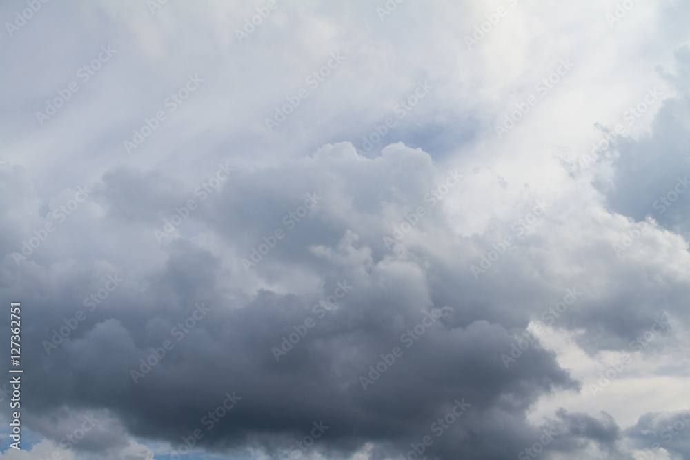 dark clouds in a blue sky dark clouds in a blue sky