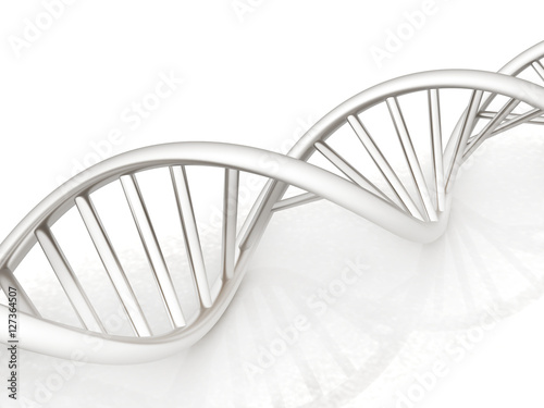 DNA structure model. 3d illustration