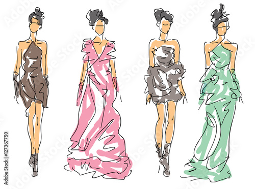      Sketch Fashion Women 