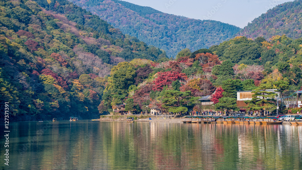 Fototapeta premium Arashiyama jesienią