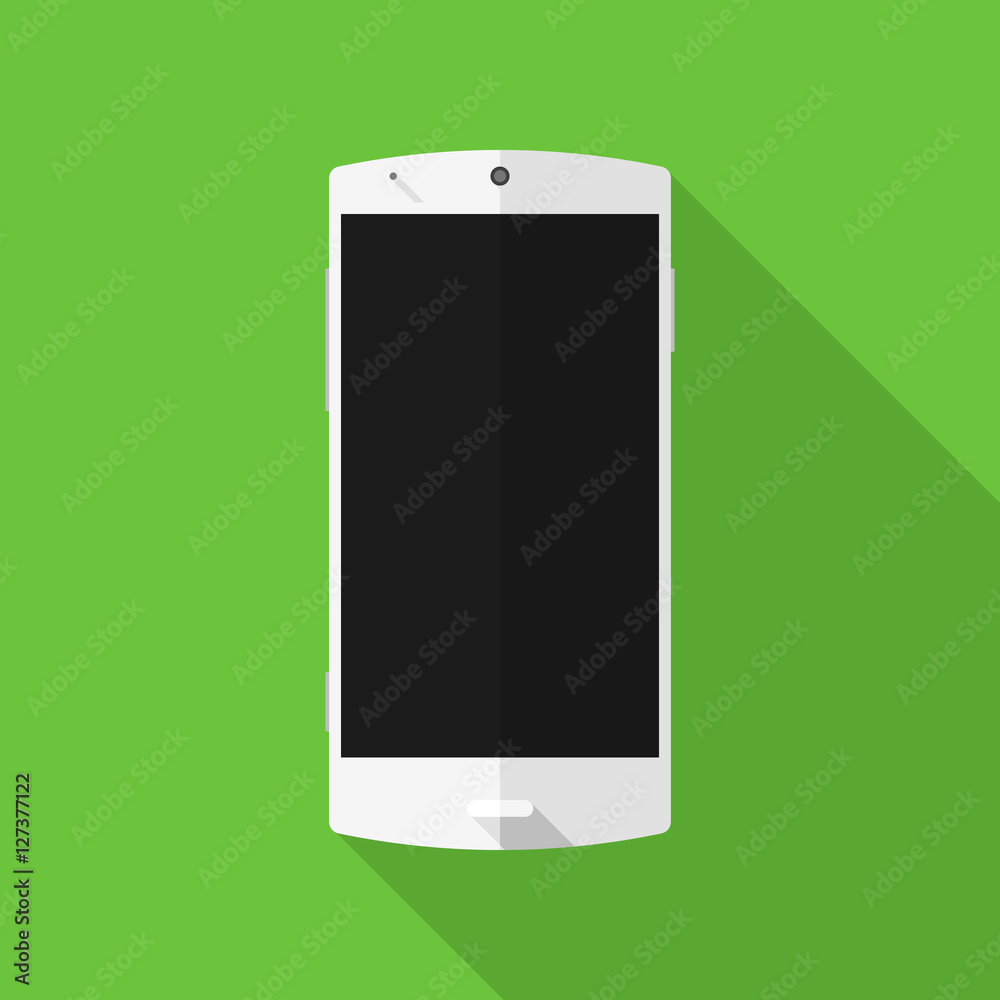 Vector smartphone. Sleek design. Material design. Vector smartphone. Sleek design. Material design.