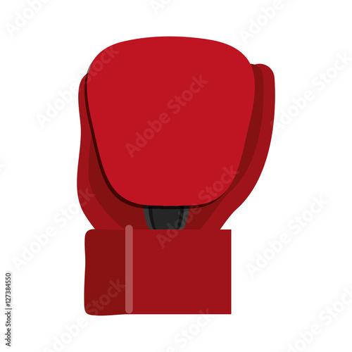 isolated boxing glove icon vector illustration graphic design
