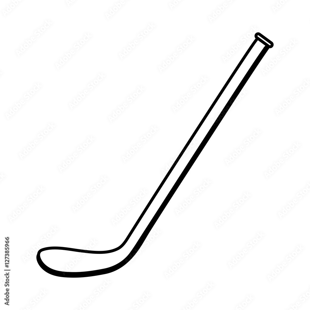 Ice hockey stick icon vector illustration graphic design